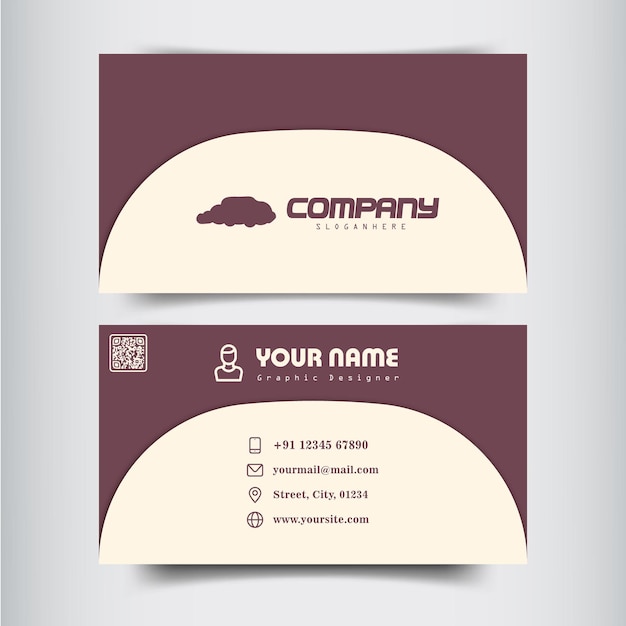 Elegant premium business card template