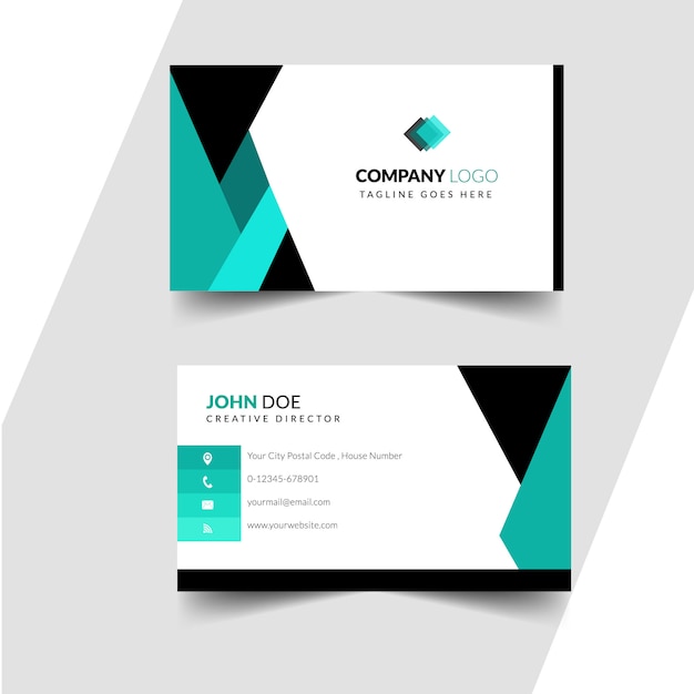 Elegant Professional Business card template bright color design