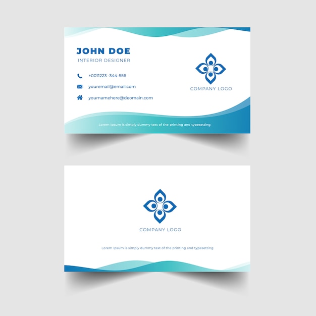 Elegant professional business card