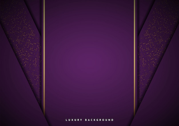 Elegant purple color mesh background with glitter Cover layout template