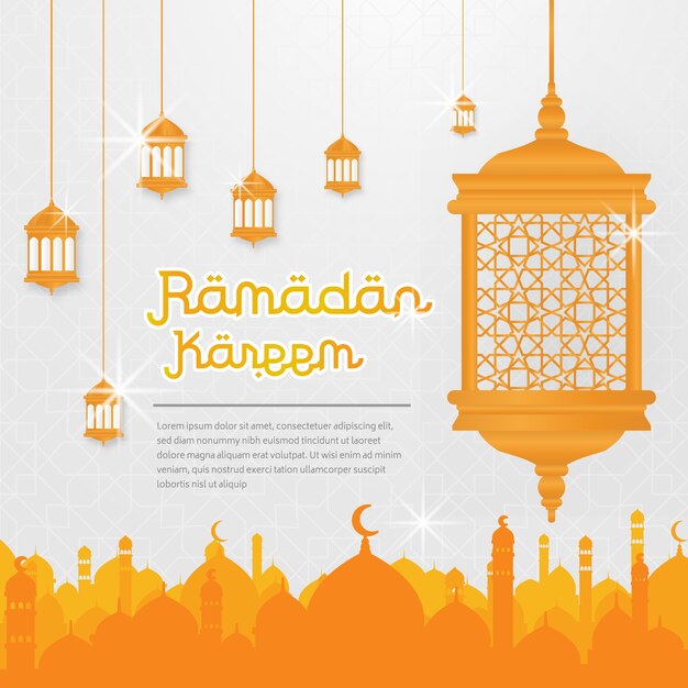 Elegante sfondo di ramadan kareem
