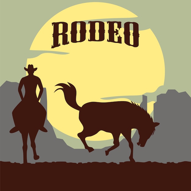 Elegant rodeo background