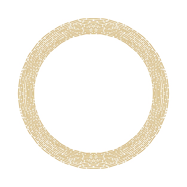 Elegant round yellow frame. perfect as a photo frame, for scrapbooking, postcards, posters.