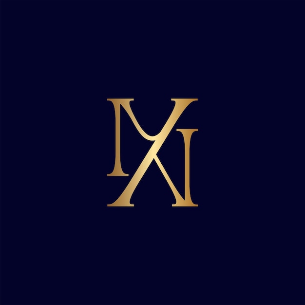 ELEGANT ROYAL AMAZING GOLD WOMEN BEAUTY LOGO LETTER NX