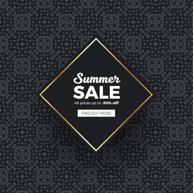 Vector elegant sales banner background