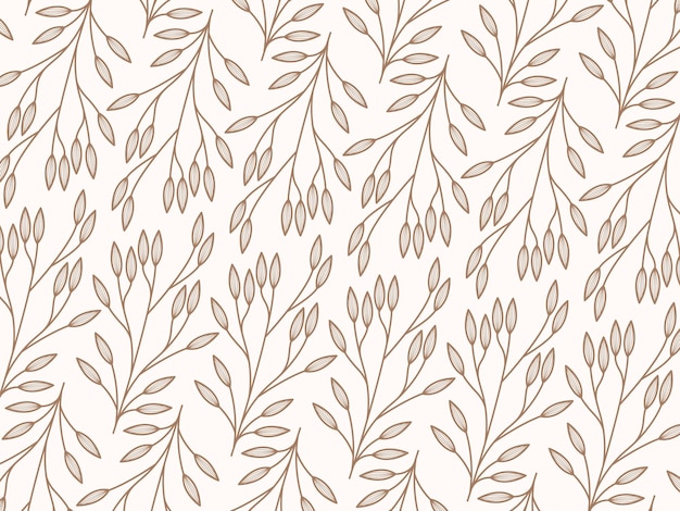 elegant seamless floral and flower pattern