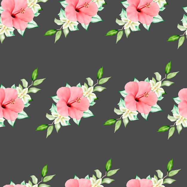 Elegant seamless floral pattern