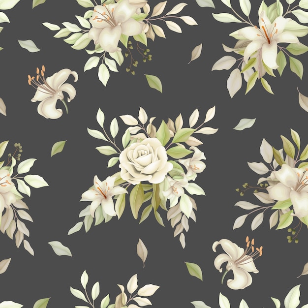 elegant seamless floral pattern