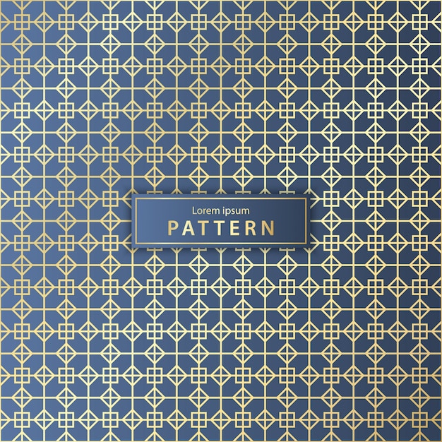 Elegant seamless geometric pattern