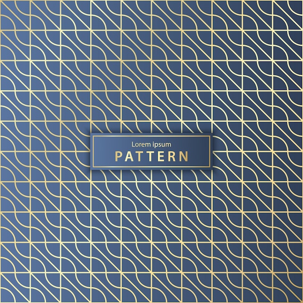 Elegant seamless geometric pattern