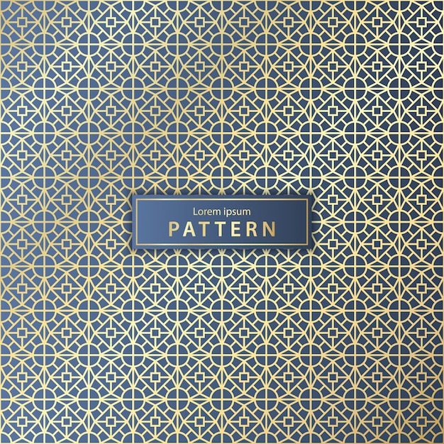 Vector elegant seamless geometric pattern