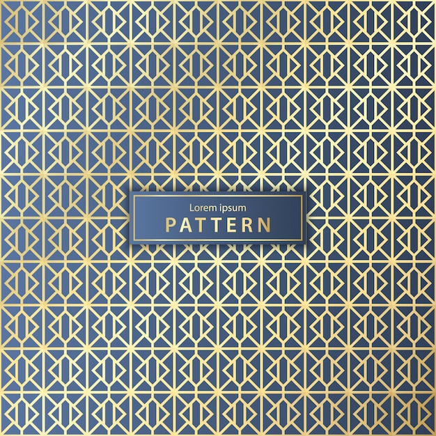 Elegant seamless geometric pattern