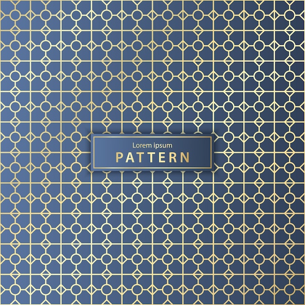 Elegant seamless geometric pattern