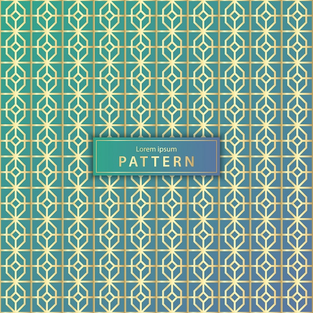 Vector elegant seamless geometric pattern