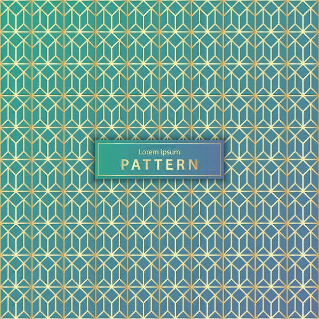 Elegant seamless geometric pattern