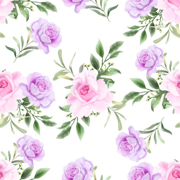 Elegant seamless pattern floral design