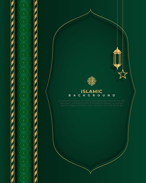 Vector elegant and simple islamic background