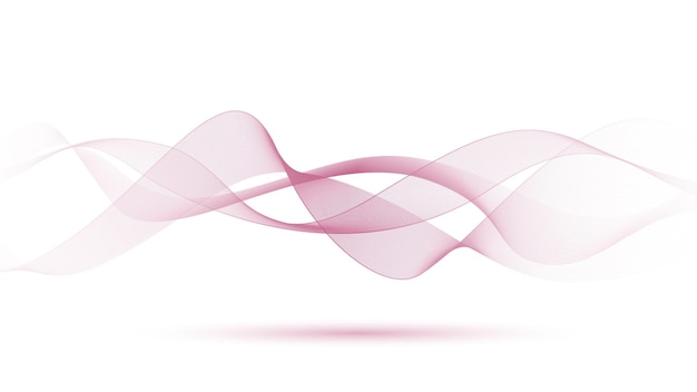 Elegant smooth wavy lines background