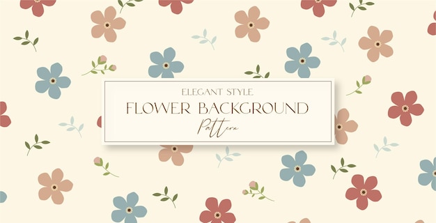 Elegant style flower background