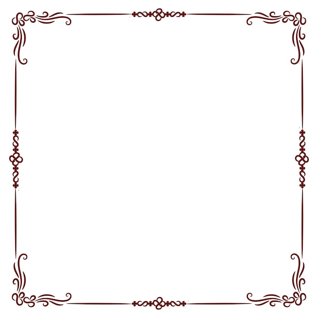 Elegant Swirl Frame