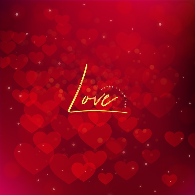 Elegant valentine gradient background with lighting effect