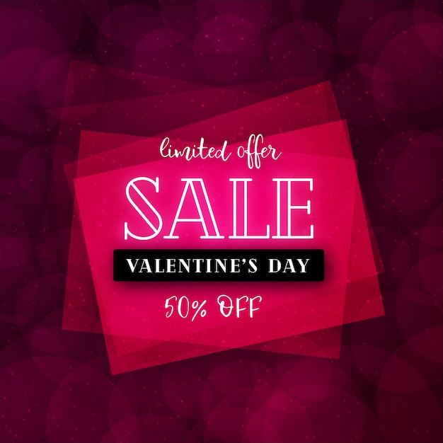 Vettore elegante san valentino red love background