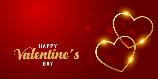 Elegant Valentine's Day Love Template voor professionele groeten en promotie