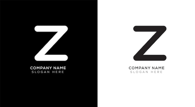 Elegant van abstract letter z-logo-ontwerp