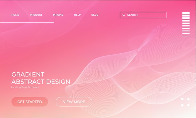Elegant Vector Gradient Kleurige achtergrond in zacht roze voor sjablonen