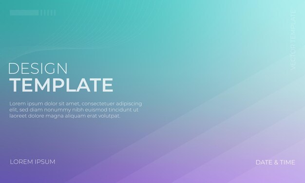 Elegant Vector Lavender en Turquoise Gradient Texture achtergrond