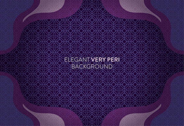 Elegant Very Peri Background with Elegant Pattern