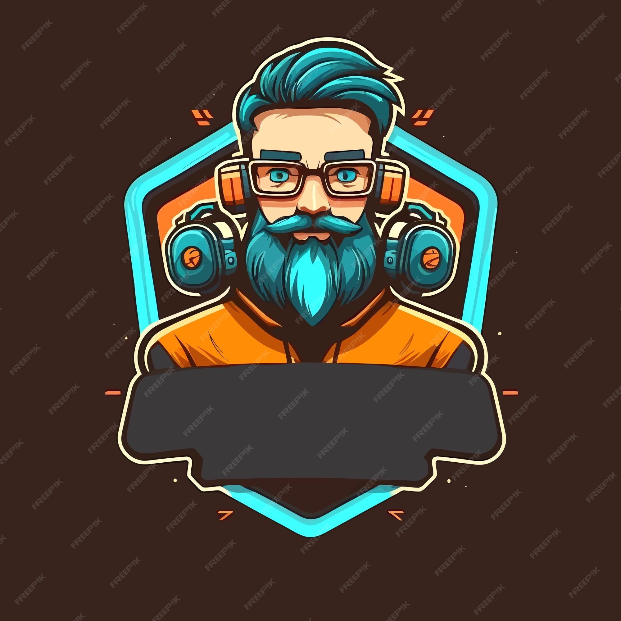 Premium Vector  Video gamer design with headphone esports mascot gaming  logo template illustration