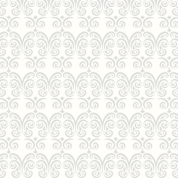 Elegant white seamless geometric pattern