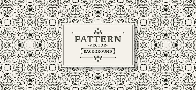 Elegant white seamless pattern design