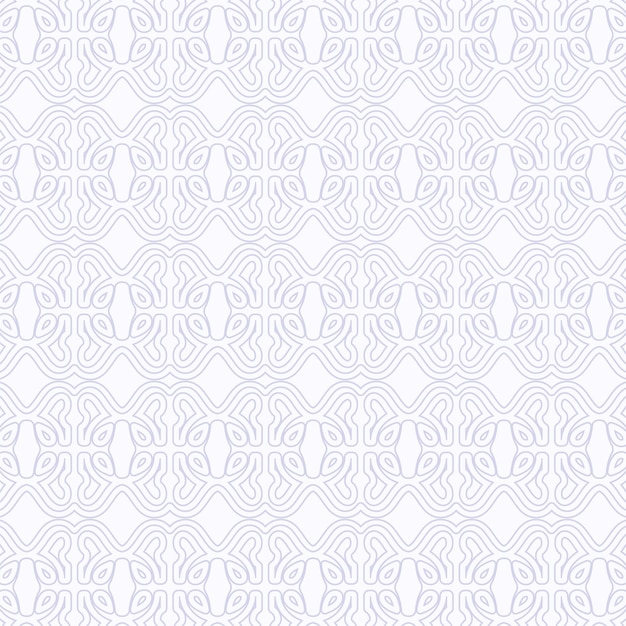 Elegant white seamless pattern