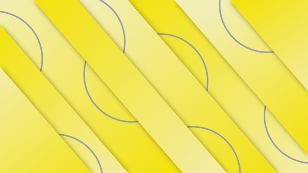 Elegant yellow abstract background with hidden circle ornament