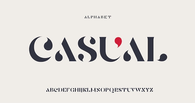 Elegante alfabet letters lettertype. klassieke moderne serif-letters minimale mode