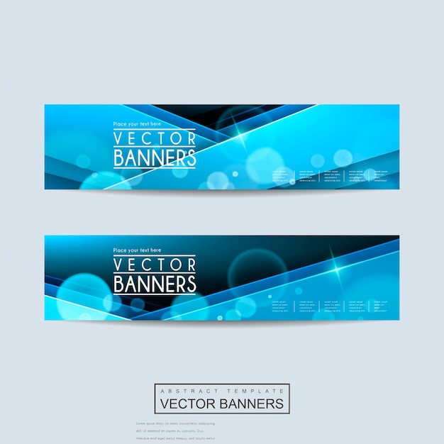 Vector elegante banner sjabloon decorontwerp