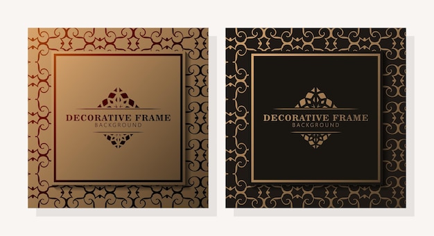 Elegante decoratieve frame ontwerp achtergrond