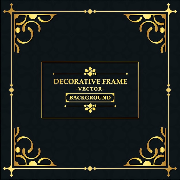 Elegante decoratieve frame ontwerp achtergrond