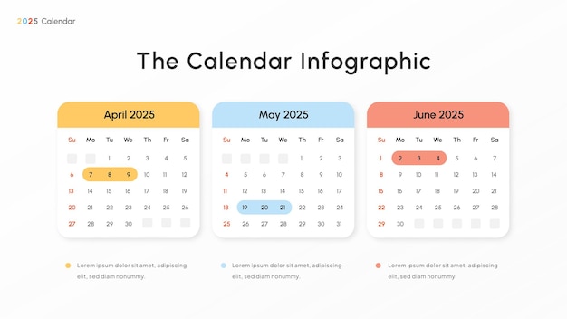 Elegante en creatieve kalender voor 2025 voor al uw behoeften