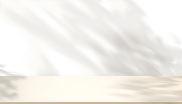 Elegante en minimalistische achtergrond met schaduwspel en zachte verlichting