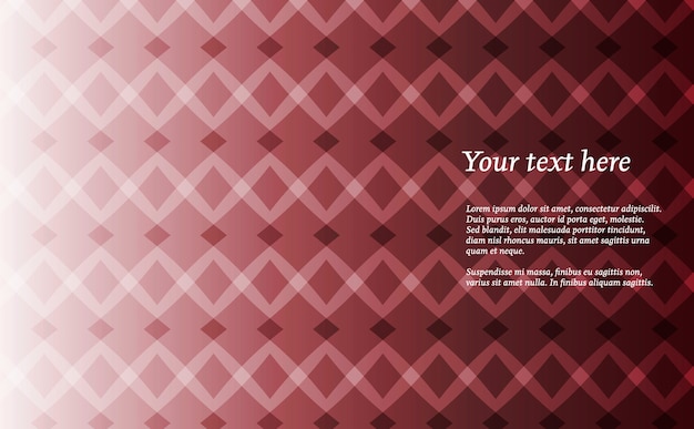 Vector elegante geometrische rode brochure sjabloon achtergrond