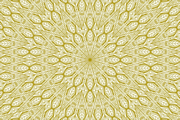 elegante gouden mandala-achtergrond