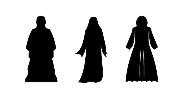 Elegante islamitische kleding vector collectie