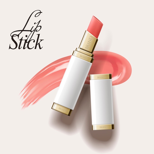 Elegante lippenstift illustratie