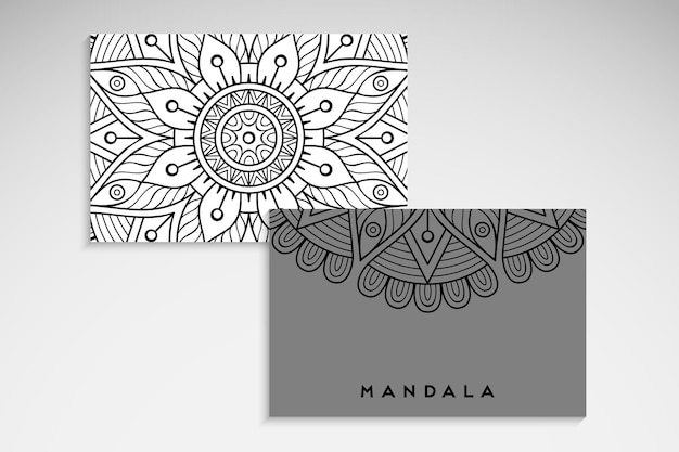 Elegante mandala-kaart