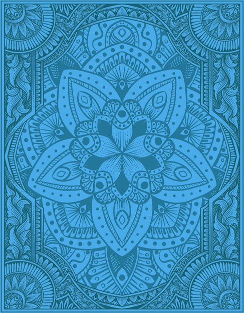 Elegante mandala ornament achtergrond