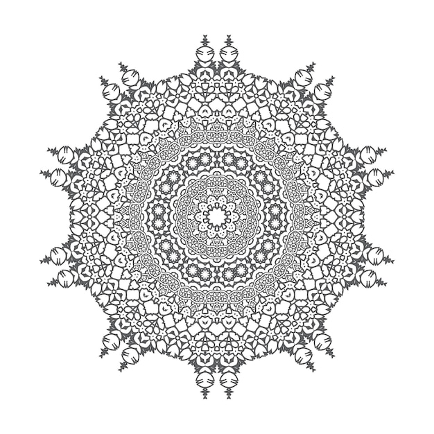 Elegante mandala-vector voor ontwerp