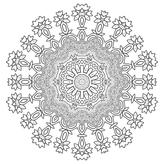 Elegante mandala-vector voor ontwerp